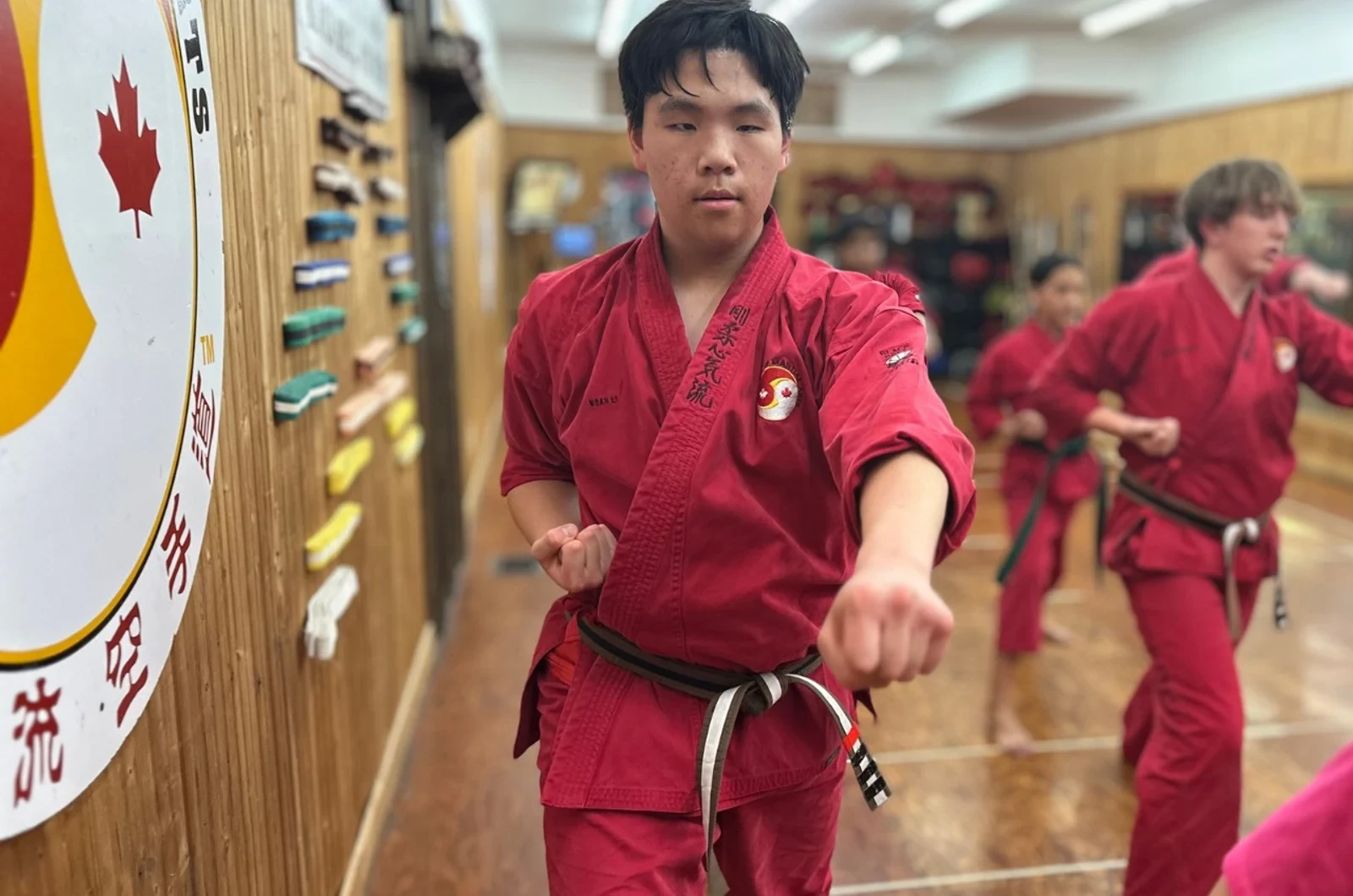 Karate fitness training at Port Credit Academy of Martial Arts
