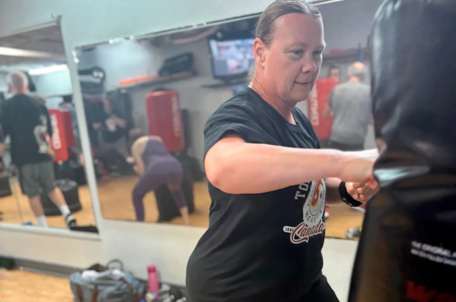 Kardio Kicks self-defense training at Port Credit Academy of Martial Arts