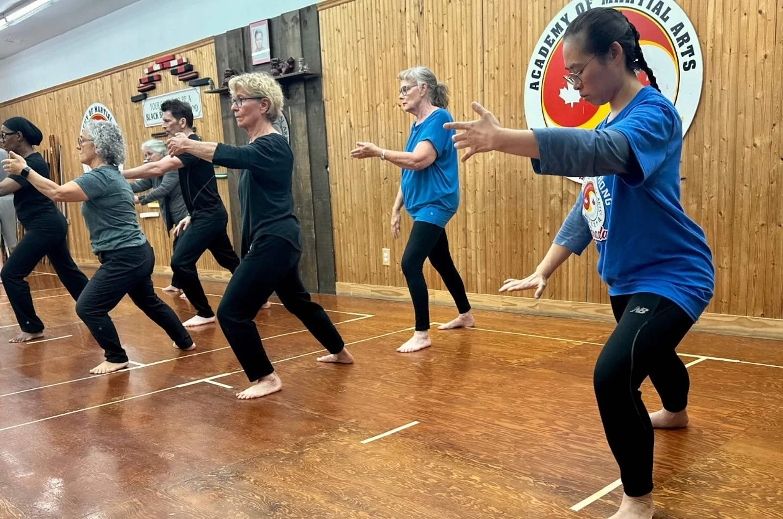 Tai Chi training at Port Credit Academy of Martial Arts